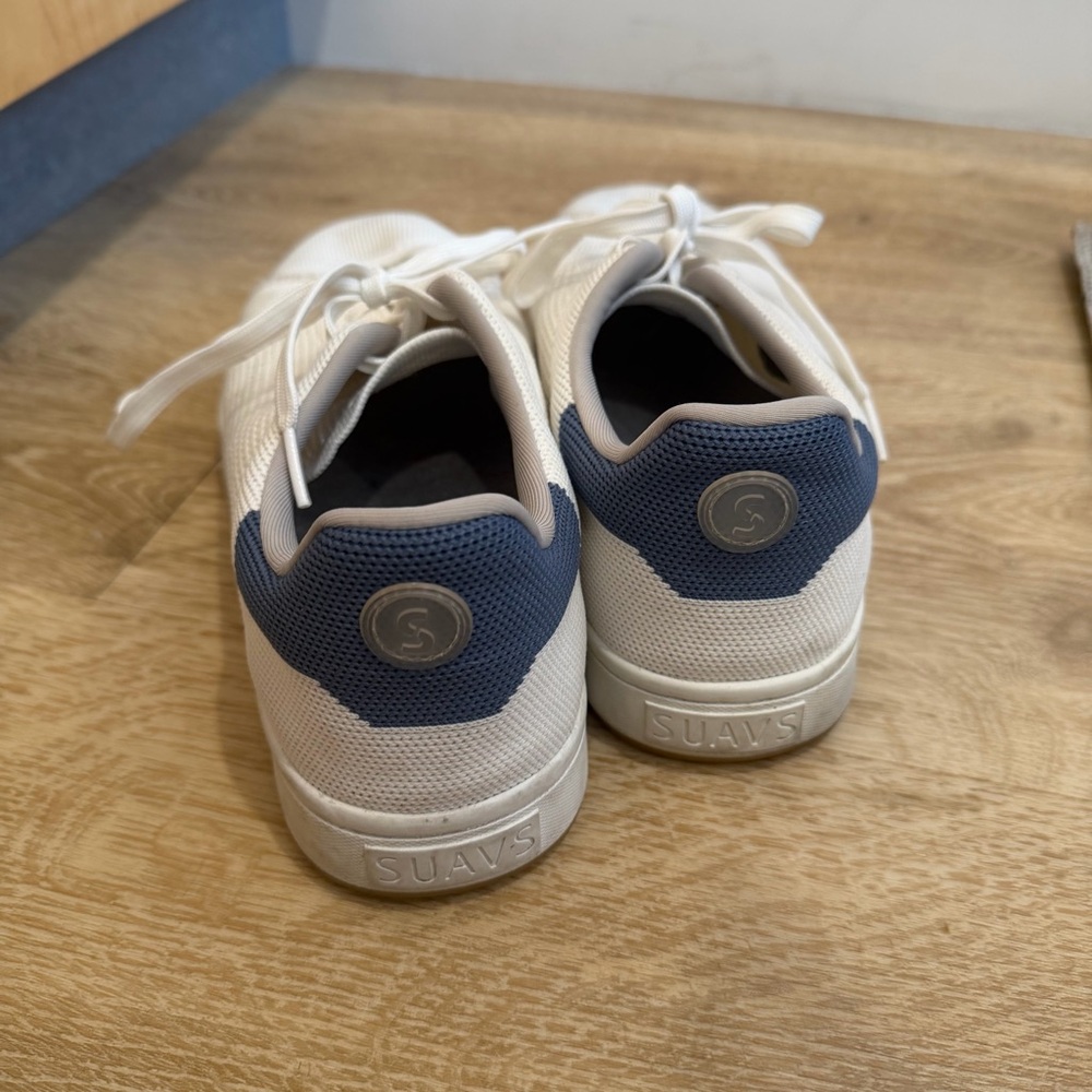 Suavs White Men's Sneakers - Picture 2 of 4